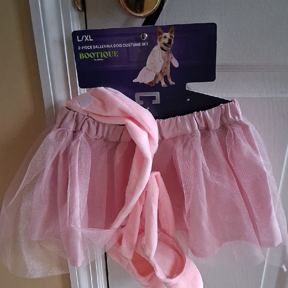 Bootique Pink Dog Tutu Set